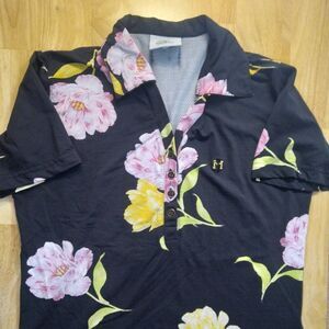 Masters Golf Fashion Floral Polo Shirt